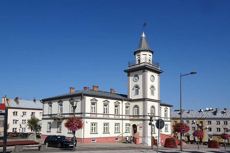 Ratusz na Rynku w Brzozowie, fot. Redakcja